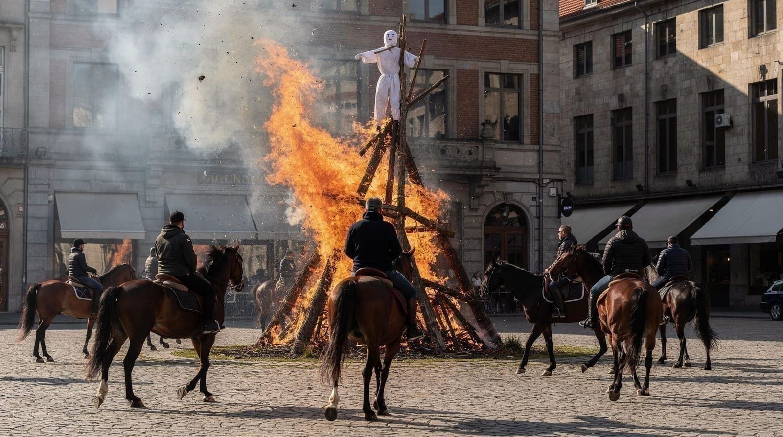 Sechseläuten and the burning snowman
