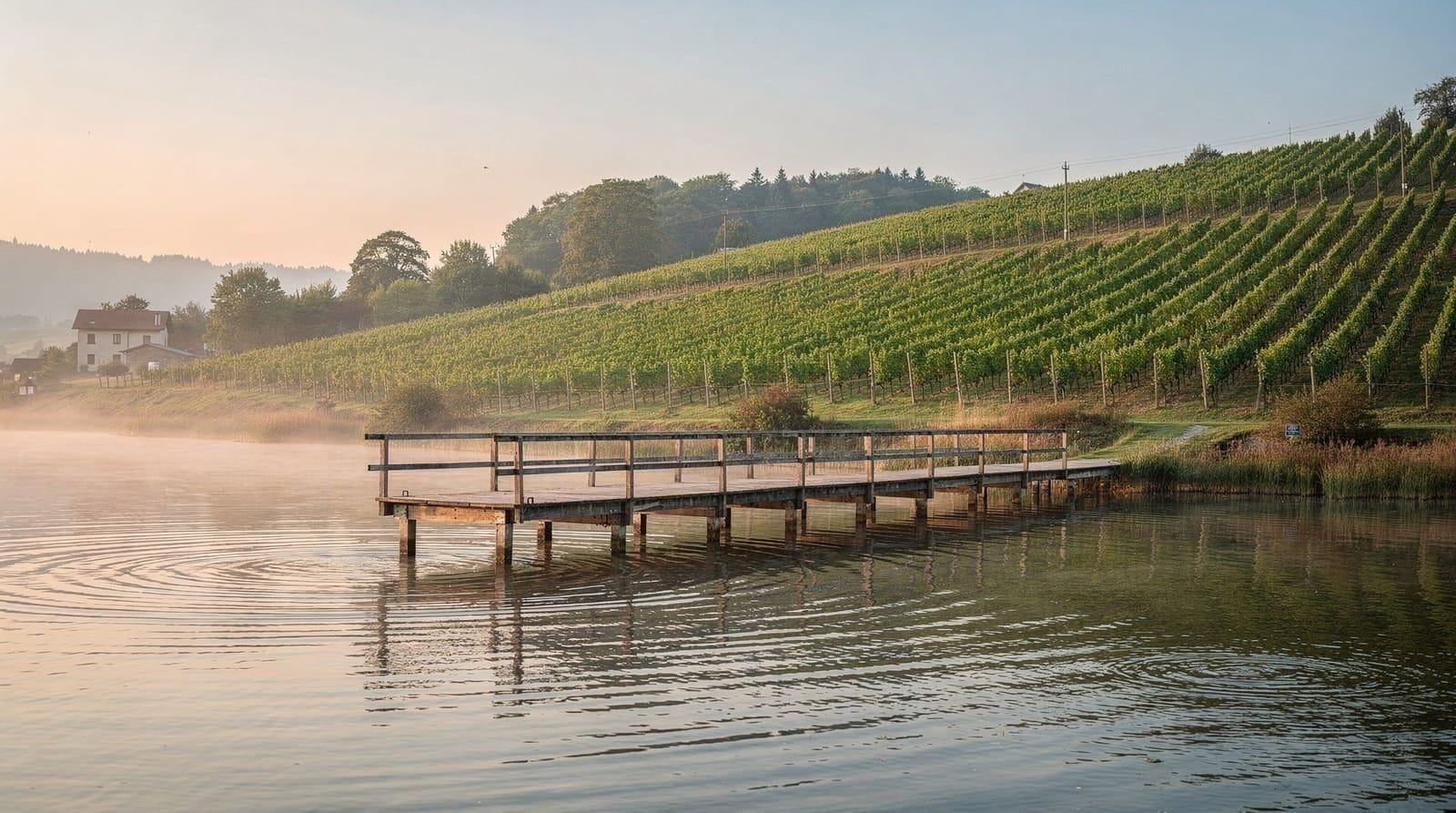 The quiet side of Lake Zurich