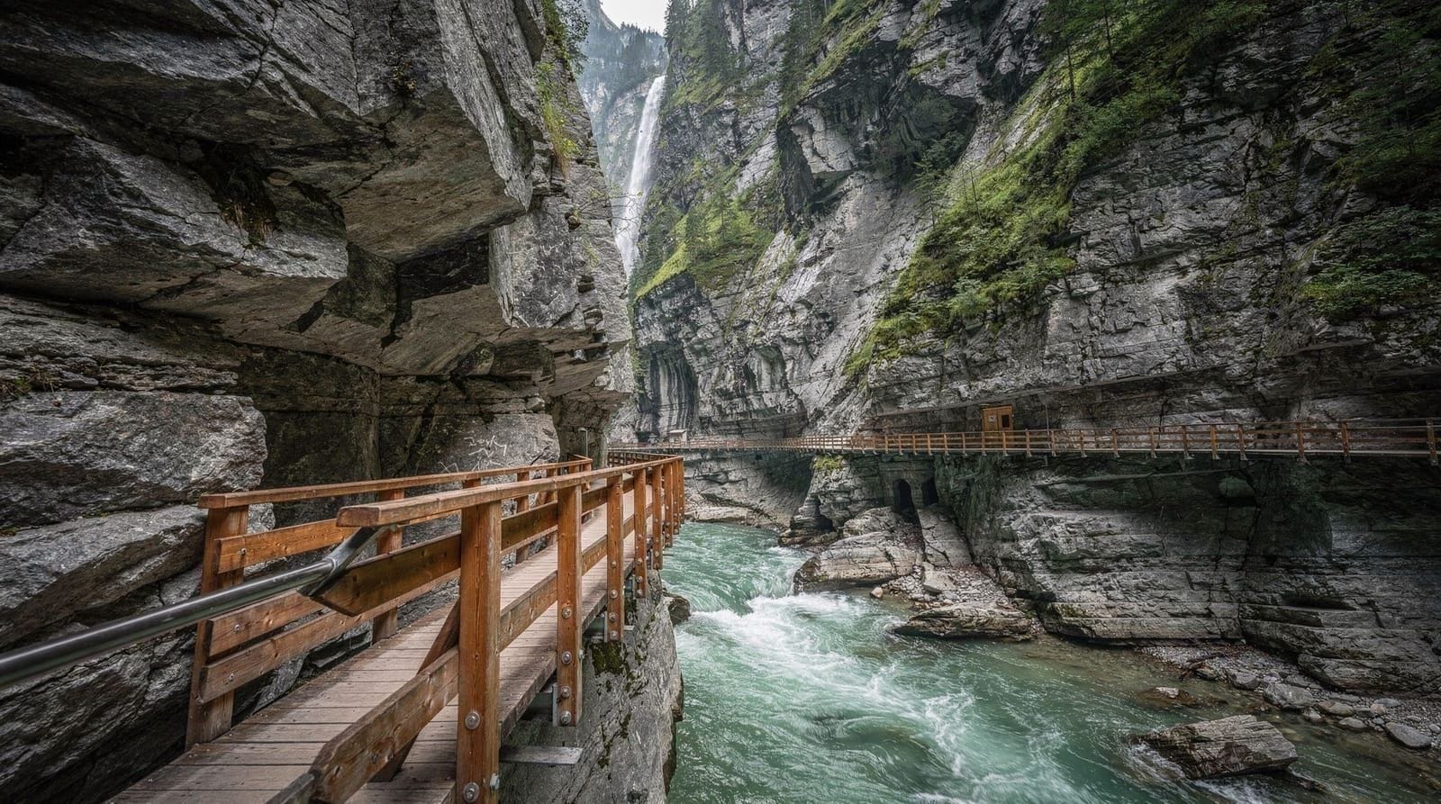 Bad Ragaz and the Tamina Gorge