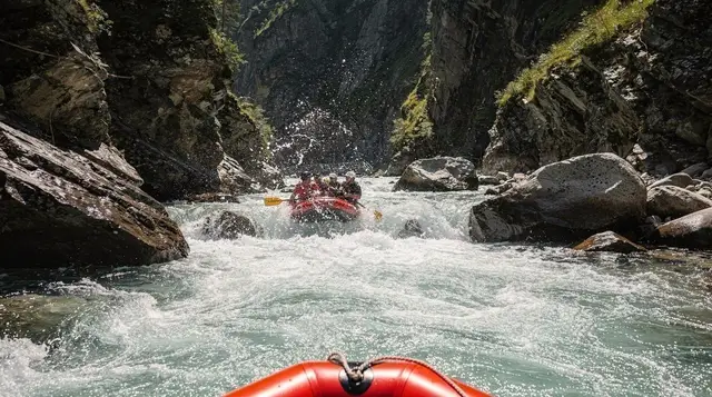 Canyoning and rafting in Interlaken: grades, ages, seasons