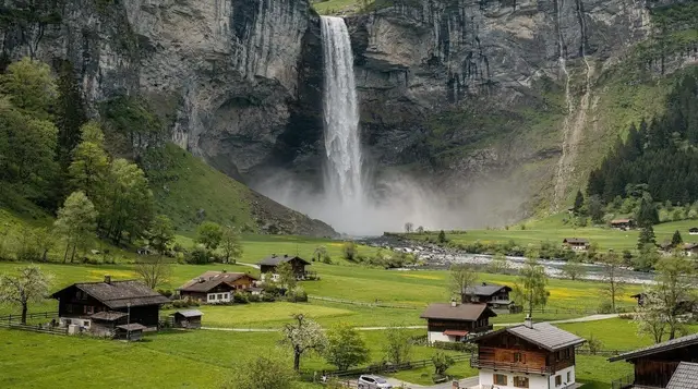 The 72 waterfalls of Lauterbrunnen valley